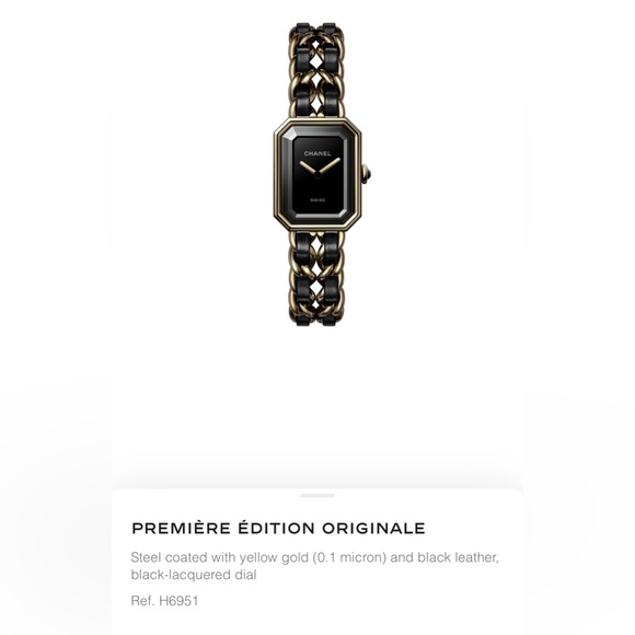 Very good condition Chanel premiere watch full set - Picture 7 of 8